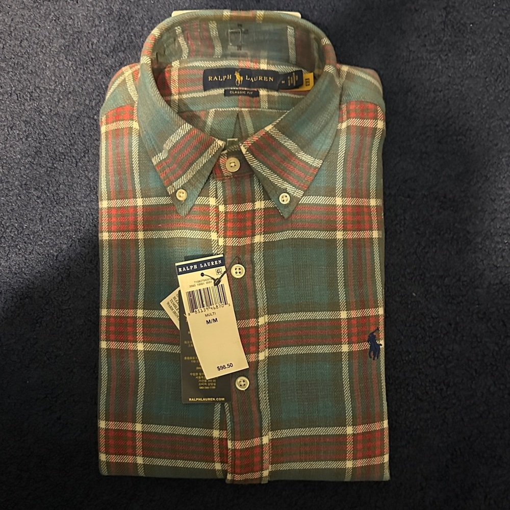 Ralph Lauren Men's Multicolor Plaid Shirt